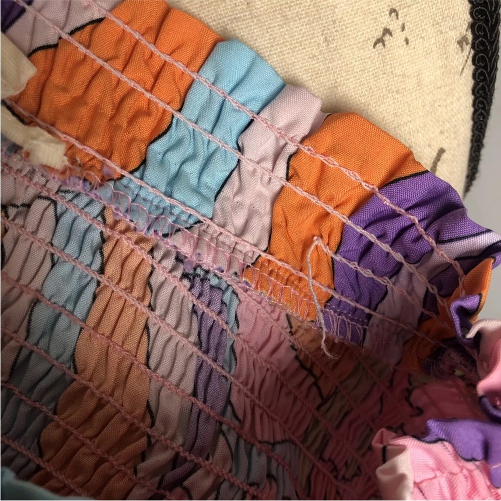 Jodifl Colorful Puff Sleeve Blouse - Picture 13 of 15